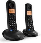 BT Everyday Cordless Landline House Phone, Basic Call Blocker, Do Not Disturb button, Twin Handset Pack