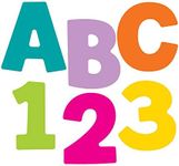 Carson Dellosa 152-Piece 3" Colorful Bulletin Board Letters for Classroom, Alphabet Letters, Numbers, Punctuation & Symbols, Cutout Letters for Bulletin Board, White Board and Colorful Classroom Decor