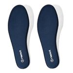 [2 Pairs] riemot Memory Foam Insoles,Replacement Insoles for Men,Cushioned Shoe Insoles for Work Boots Running Shoes,Shock Absorbing Foot Pain Relief Comfort Breathable Inner Soles Navy 9 UK/43 EU