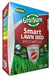 Gro-Sure 20500254 Aqua Gel Coated Fast Start Smart Grass Lawn Seed, 25 m2, 1 kg - Blue