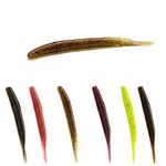 East Rain Soft Baits Finesse Worms Flat Tail Stick Worm(10cm/3.94in 2.9g/0.1oz. 6 Color Option)