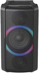 Panasonic SC-TMAX5EG-K Sistema di Altoparlanti Bluetooth, 150W, Facile da Trasportare, Sistema Bass Reflex, Compatibile con Power Bank, Fast Wireless Charging Qi, USB, Aux, Nero