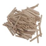 Trimits Craft Wooden Lolly Pop Sticks, Mini, Pack of 300, Wood, Natural, 55 x 5.5mm