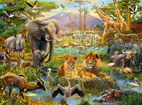 Ravensburger 12891 Animals of The Savannah 200 Piece Puzzle for Kids - Every Piece is Unique, Pieces Fit Together Perfectly