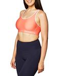 Under Armour Womens Keyhole Heather Medium Impact Sports Bra Brilliance 12 (M)