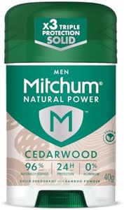 Mitchum Natural Power Cedarwod Antiperspirant Deodorant 40 g