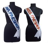 Atpata Funky Freshers Party Sash for The Mr Fresher Miss Fresher Costume Accessory (Fresher Party Combo)