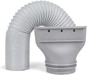 Movejoy Portable AC Hose Kit-1 Inch Flat Nozzle for Narrow Windows & Garage