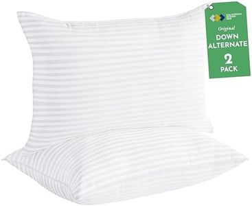 California Design Den 2-Pack Bed Pillows Queen Size Set of 2 for Sleeping, Cooling Luxury Hotel Pillows for Back, Stomach or Side Sleepers