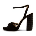 MICHAEL Michael Kors Women's Yoonie Platform Sandals, Black, 5.5 B(M) US