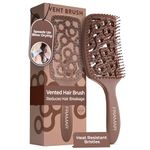 FRAMAR Professional Wet Hair Brush - Vented Hair Brush For Women, Curved Hair Detangler Brush, Blow Dry Brush, Hair Brush Dryer, Brosse a Cheveux, Curly Hair Brush Hair Dryer, Detangling Hair Brush