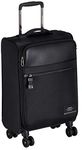 Samsonite Vestor 55 Cm Cabin Polyester Soft-Sided 4 Spinner Trolley Bag, Suitcase Laptop Bag, Office Bag For Men Women (Black)