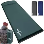 POWERLIX X-Large Portable Self-Inflating Foam Sleeping Pad, 3-Inch Thick, Fits in Carry Bag