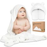 KeaBabies Baby Hooded Towel - Viscose Derived from Bamboo Baby Towel, Toddler Bath Towel, Infant Towels, Large Hooded Towel, Organic Baby Towels with Hood for Girls, Babies, Newborn Boys (KeaStory)