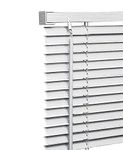 My Home Store PVC window Venetian Blind Blinds Easy Fit Trimmable Fittings Window Treatment Shutter Twist Open Close (White-PVC, 90cm wide (35.4") x 150cm Drop)