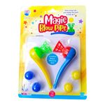 NIYANETAIL Floating Blow Ball Toy Tube, Magic Blow Pipe Set, Creative Magic Blowing Ball Toy Party Game for Kids and Adults Set of 2(Multicolor)