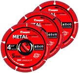 AREEYOEW 4 1/2 Cut Off Wheel Cutting Discs 4 1/2 inch Diamond Blade 4.5 Cut Off Wheel for Metal Angle Grinder Discos para Cortar Metal 3Pack
