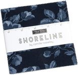 Moda Fabrics Shoreline Charm Pack by Camille Roskelley; 42-5"" Precut Fabric Quilt Squares