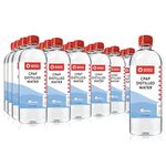 Resway Distilled Water | Travel Bottles for Resmed, Respironics Machines, Personal Humidifier | Medical Supplies for Vacation | Travel-Friendly, Clean | 16.9oz H2O (24 Pack)