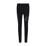 PUMA Girls' Core Logo Legging, Black, Medium