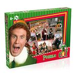 Winning Moves Buddy the Elf 1000 Piece Jigsaw Puzzle Game, Piece together a montage of scenes from the Elf movie including Miles Finch, Jovie and Santa, Great gift for ages 8 plus