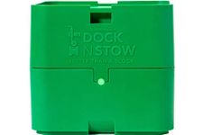 Dock N Stow Trailer Jack Block, RV Tongue Stand Stores on Frame, Fits Most Jack, Post, Foot, or Wheel, for Camper, Pop Up, Boat, or Travel Trailer, Green GEN1