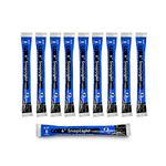 Cyalume SnapLight Industrial Grade Chemical Light Sticks, Blue, 6 Long, 8 Hour Duration (Pack of 10)"