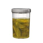 Starfrit LocknLock Tritan Pickle Jar with Strainer - 44oz/1.3L - Airtight & Leakproof - Stain Resistant - Twist lid