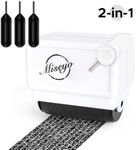 Miseyo Identity Theft Protection Roller Stamp Guard Your ID - White(3 Refill Ink Included)