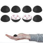 1.25" Silicone Hemisphere Bumpers Isolation Feet Rubber Non-Skid Speaker Pads with Adhesive Record Player Isolation Pads for Small Speaker Spikes,Turntable,Amplifiers, Subwoofer,Monitors,Decks 8 pcs