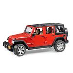 Bruder 02525 Jeep Wrangler Unlimited Rubicon, Red