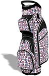 Womens Golf Bag - Taboo Fashions Lightweight Ladies Cart Bag, 14-Way, 7 Zippered Pockets, Rain Hood, Insulated Beverage Compartment (Bedrock)