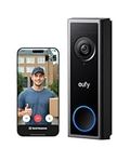 eufy Video Doorbell C30, Battery Powered, 2K FHD, 16:9 Expanded View, Easy Installation, Live Video Call, Human and Motion Detection, HomeBase S380 Compatible, No Monthly Fee
