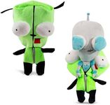 Invader Zim GIR With Removable Costume 10-Inch Collector Plush Toy, Large Soft Stuffed Animal