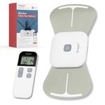 TERAPIO Wireless TENS Machine for Natural Pain Relief. Portable TENS Unit & Muscle Stimulator with Remote Control. Rechargeable, 15 Modes for Back, Neck, Arm, Knee & General Pain Management.