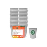 ECO SOUL [150 Ml, 100 Count Biodegradable Paper Cups | Eco-Friendly Compostable Sustainable Disposable Drinking Cups | Cocktail Cold Drink Juice Paper Cups, White