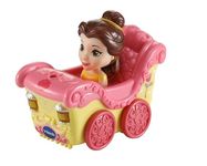 VTech Toot-Toot Drivers Belle's Enchanted Carriage, Official Disney Princess Pretend Play Vehicle with Lights, Phrases and Songs, Interactive Toddler Toy 12 Months, 2, 3, 4 Plus, English Version