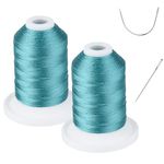 UV Resistant - Simthread 100% Polyester Bonded Thread Tex 69 (12wt) - 250 Yards x 2 Spools NP-C.Blue