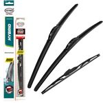 Heyner Wiper Blades Fits: Toyota Corolla 2019 - On Full Set Hybrid Wipers HH2814H12HRC