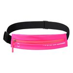 Rbenxia Slim Running Belt for Women Men Water Resiatant Runners Fanny Pack Adjustable Waist Pouch Reflective Phone Holder Running Gear Accessories for Sport (Hot Pink)