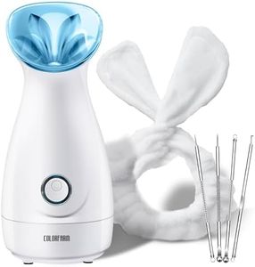 Nano Ionic Facial Steamer Warm Mist Face Steamer Moisturizing Cleansing Pores Sprayer Face Humidifier Hydration System Home Sauna SPA