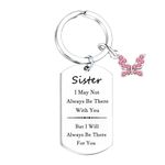 Gift for Sister Birthday Gifts Ideas for Sister Friend Big Little Sister Gifts Friendship Gifts Keychain Sister Gifts from Sisters Brothers Friends Keyring