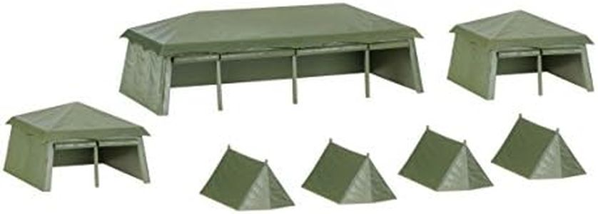 Herpa 745826 – Vehicle, Military: Construction Kit Tents, Pack of 7