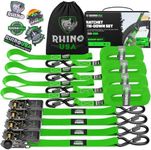 Rhino USA Ratchet Tie Down Straps (