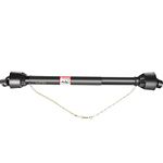 VEVOR PTO Shaft, 1-3/8” PTO Drive Shaft, 6 Spline Tractor＆Round Implement Ends PTO Driveline Shaft, Series 4 Tractor PTO Shaft, 43-61” Brush Hog PTO Shaft Black, for Finish Mower, Rotary Cutter