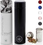 Teabloom - The ORIGINAL All-Brew Travel Tumbler & Thermos | OPRAH’s Favorite | 16oz/480ml Insulated Water Bottle/Tea Flask/Cold Brew Coffee Mug