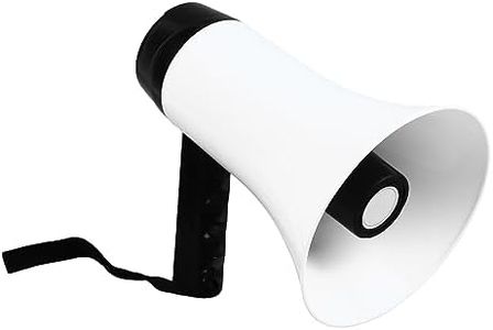 Portable Megaphone Speaker PA Bullhorn, Rechargeable Support 300 Seconds Recording Megaphone for Any Outdoor Sports, Cheerleading Fans