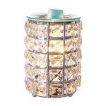 MASEN Crystal Wax Warmer Hollow Electric Fragrance Candle Warmer for Warming Scented Candles,Wax Melts - Spa,Aromatherapy (Crystal)