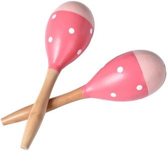 Maracas for Adults Kids Babies, Wooden Maracas Shaker Musical Instrument