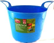 7 Litre Mini Flexi Tub Basket Rubber Storage Tub Gardening DIY Household - BLUE